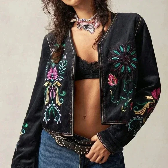 Black Casual Women's Knitted Lantern Long Sleeve Loose Regular Cardigan - Picture 5 of 9